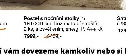 Postel s nočními stolky 01