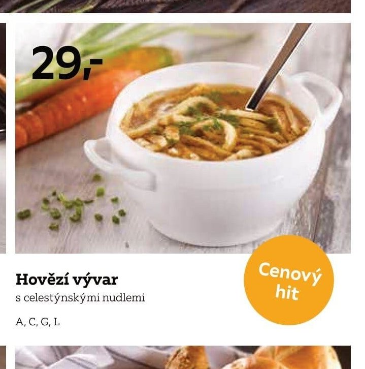 Hovězí vývar s celestýnskými nudlemi