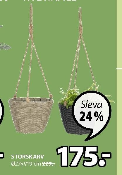 Závěsný květináč STORSKARV