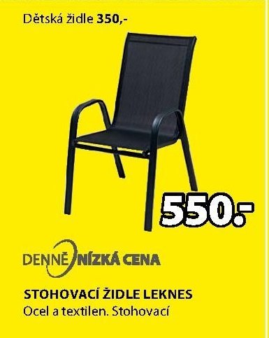 STOHOVACÍ ŽIDLE LEKNES