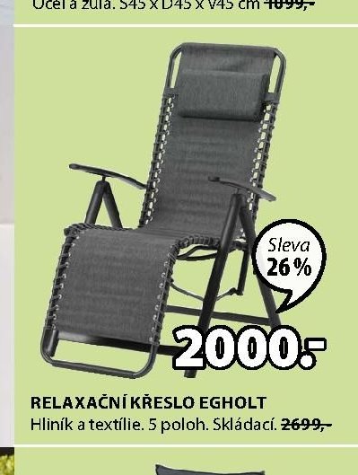 RELAXAČNÍ KŘESLO EGHOLT