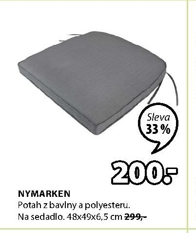 NYMARKEN Potah z bavlny a polyesteru