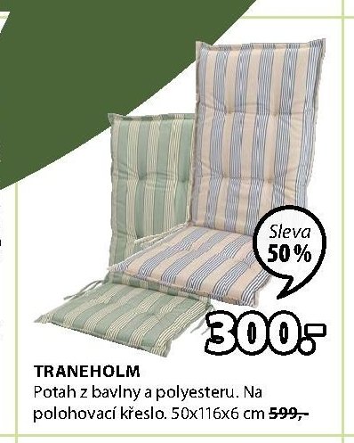 TRANEHOLM Potah z bavlny a polyesteru