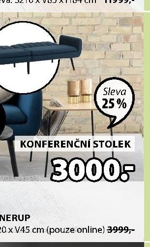 KONFERENČNÍ STOLEK HINNERUP
