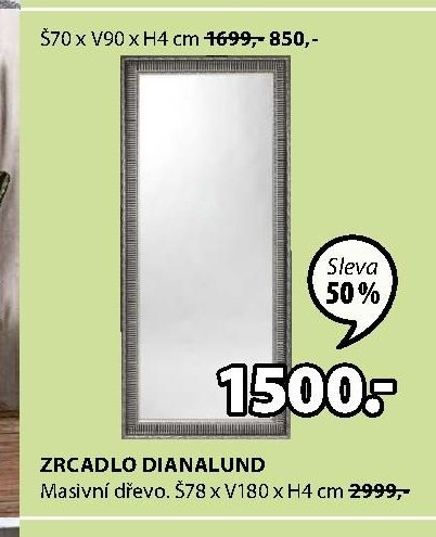 Zrcadlo Dianalund