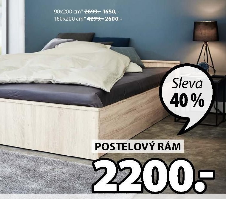 POSTELOVÝ RÁM GENTOFTE