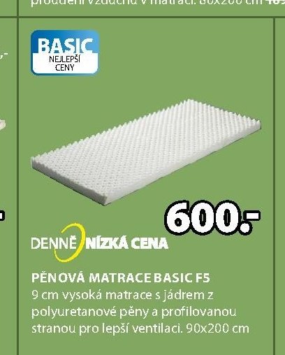 Pěnová matrace BASIC F5