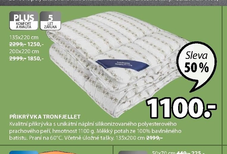 PŘIKRÝVKA TRONFJELLET