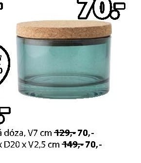 Skleněná dóza