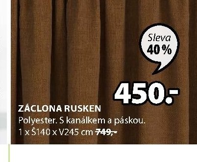 ZÁCLONA RUSKEN