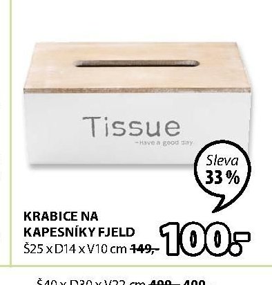 Krabice na kapesníky Fjeld