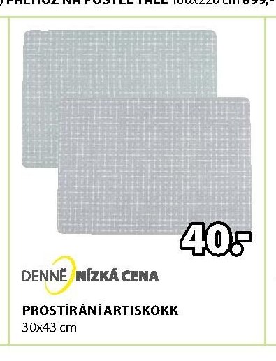 PROSTÍRÁNÍ ARTISKOKK