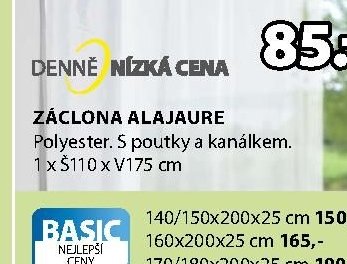 Záclona ALAJAURE