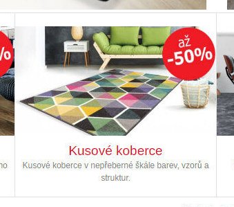 Kusové koberce