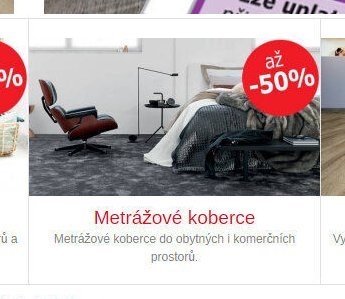 Metrážové koberce