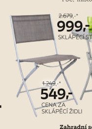 Sklápěcí židle