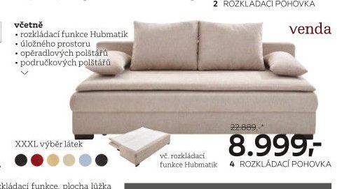4 Rozkládací pohovka