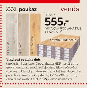 Vinylová podlaha dub