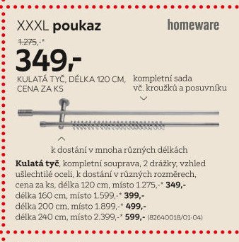 Kulatá tyč, kompletna sada