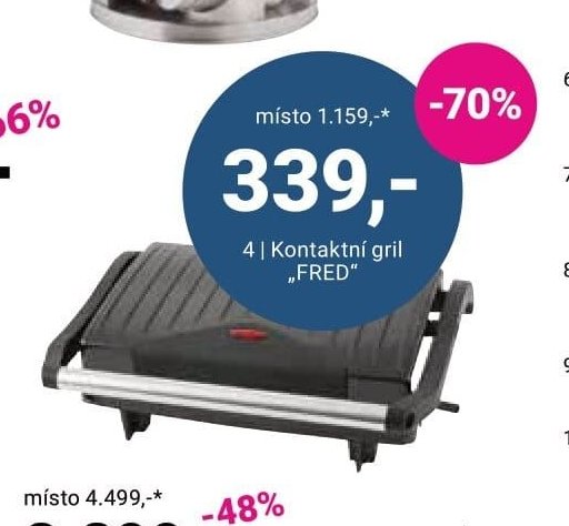 Kontaktní gril FRED