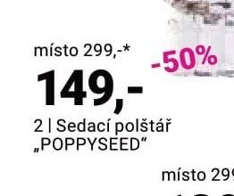 Sedací polštář POPPYSEED