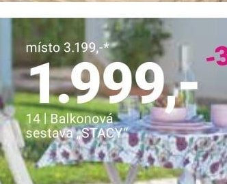 Balkonová sestava STACY