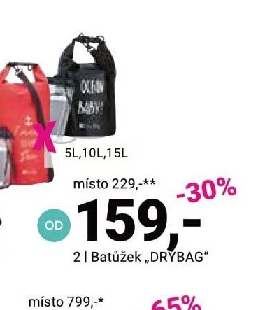 Batůžek „DRYBAG“