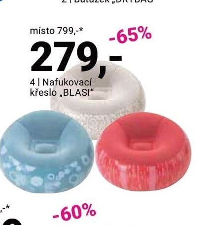 Nafukovací křeslo „BLASI“