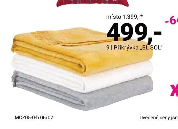 Přikrývka „EL SOL“