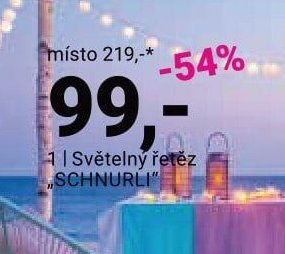 Světelný řetěz SCHNURLI