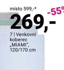 Venkovní koberec MIAMI