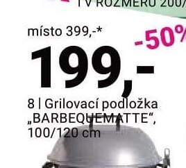 Grilovací podložka BARBEQUEMATTE