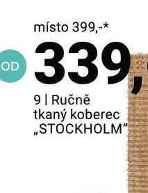 Ručně tkaný koberec STOCKHOLM