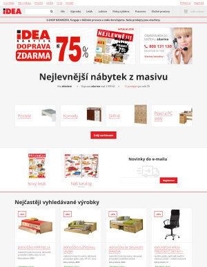 akční leták IDEA nábytek 12.5.2020-18.5.2020