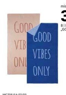 Plážová osuška GOOD VIBES ONLY