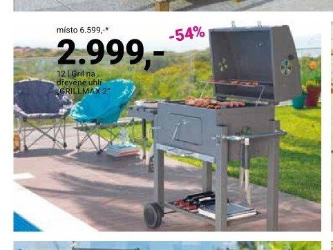 Gril na dřevěné uhlí GRILLMAX 2