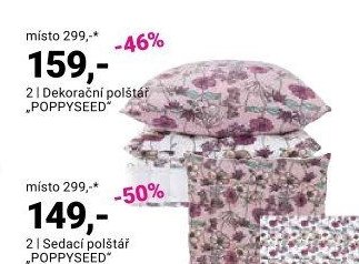 Dekorační polštář POPPYSEED