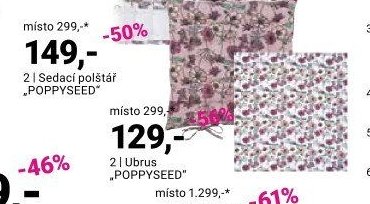 Ubrus POPPYSEED