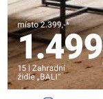 Zahradní židle BALI