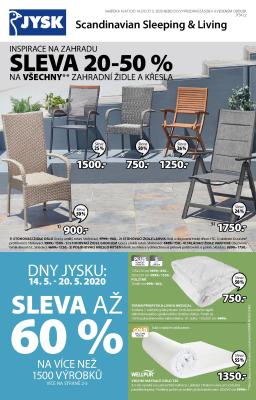 akční leták Jysk 14.5.2020-27.5.2020