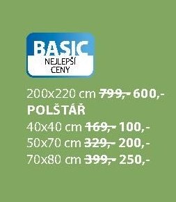 BASIC polštář