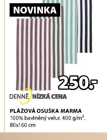 PLÁŽOVÁ OSUŠKA MARMA