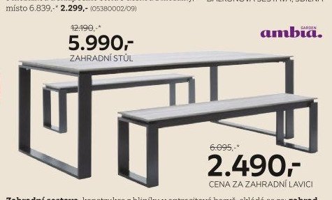Zahradní stůl
