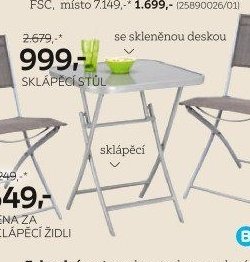 Sklápěcí stůl