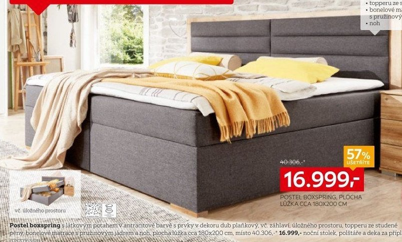 Postel boxspring