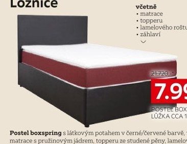 Postel boxspring