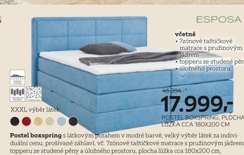 Postel boxspring