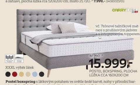 Postel boxspring