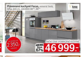 Plánovaná kuchyně Focus