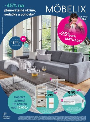 akční leták Möbelix 25.5.2020-7.6.2020